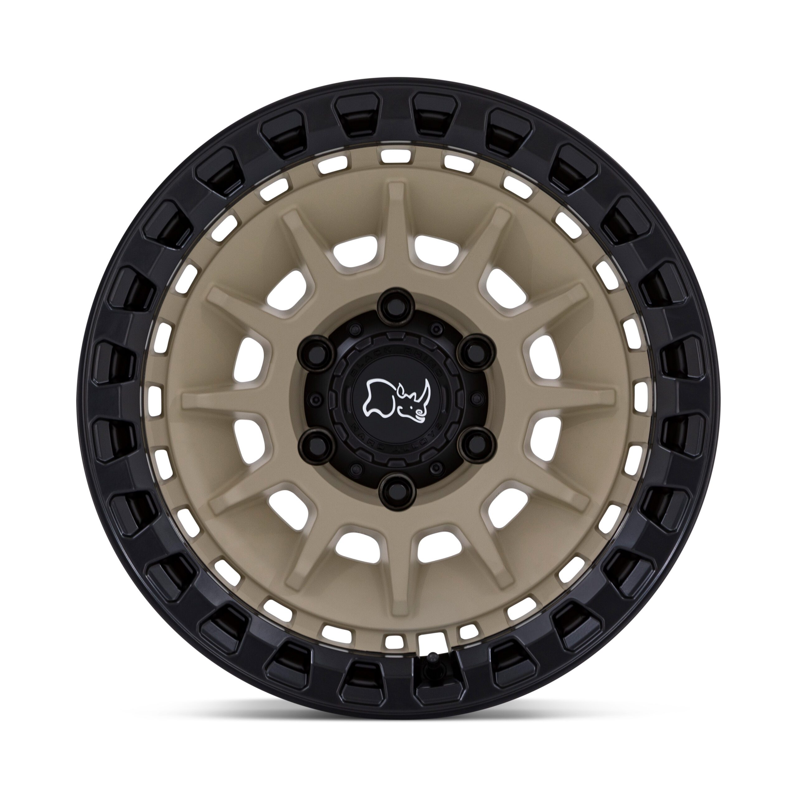 BLACK RHINO BARRAGE BR009 18X9 6X139.7 00MM DESERT SAND ON MATTE BLACK